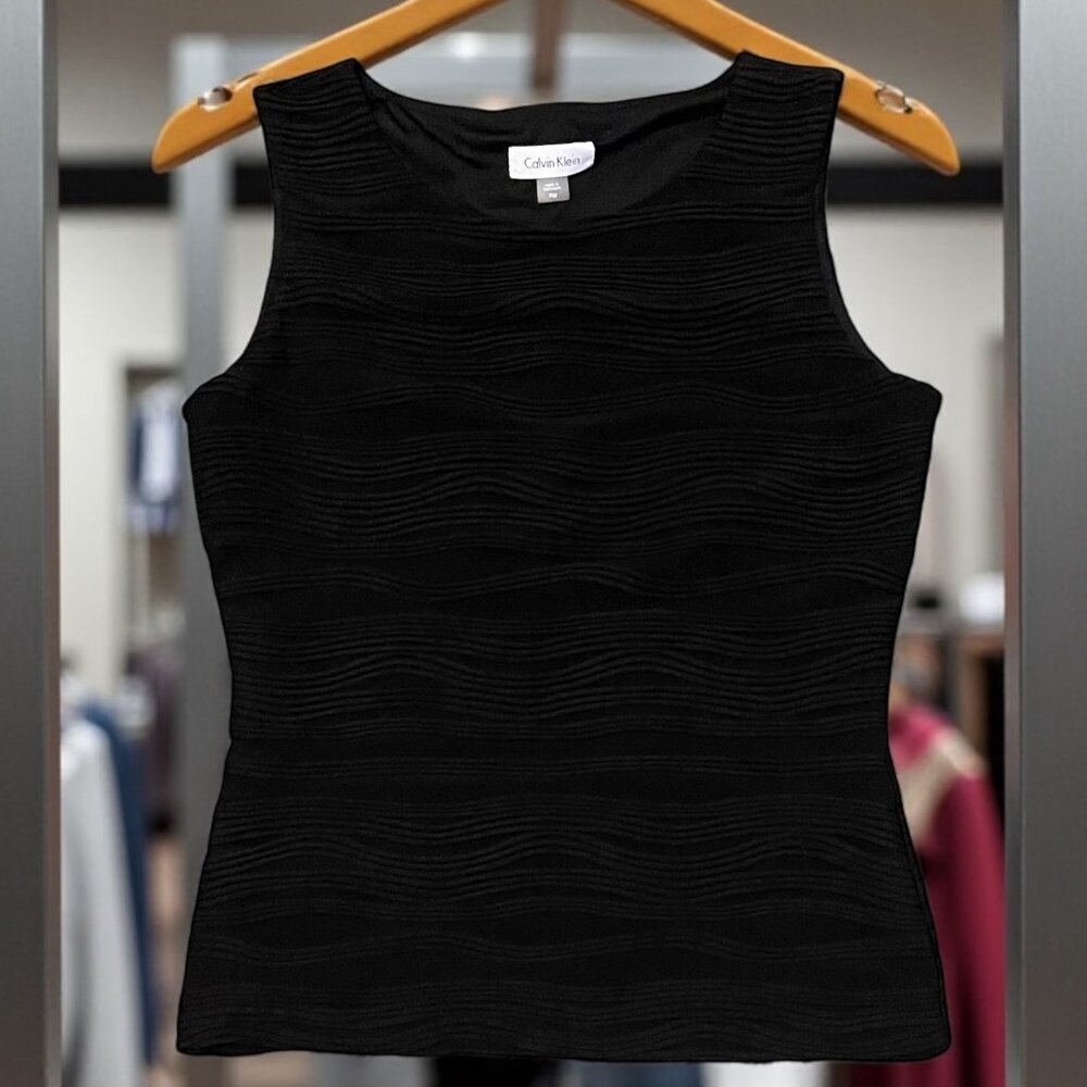Women's Size Petite Medium CK Dress Top